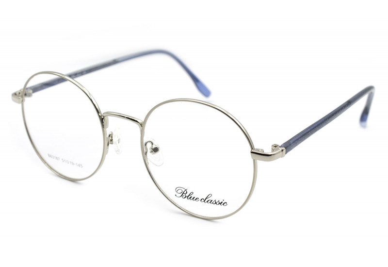 Кругла жіноча оправа для окулярів Blue classic 63187